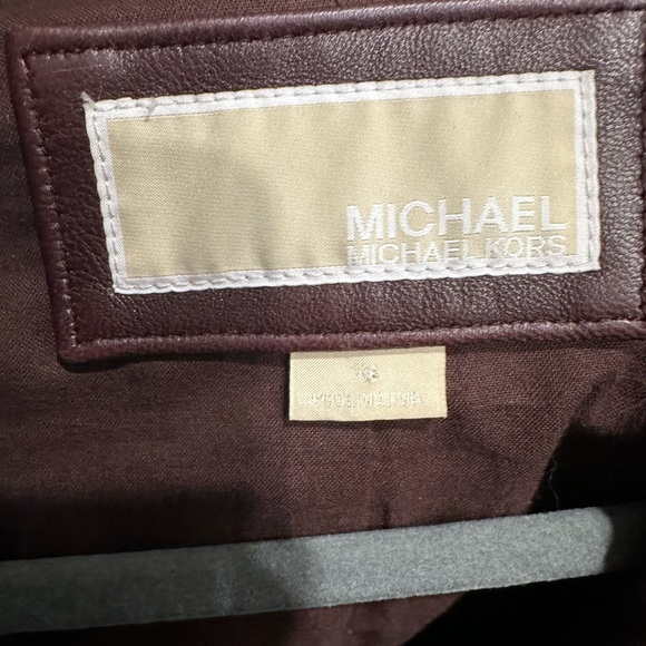 Michael Kors leather jacket - Picture 2 of 3
